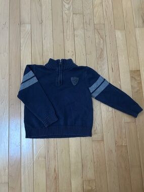 OshKosh B'gosh Navy Blue Sweater with Gray Stripes